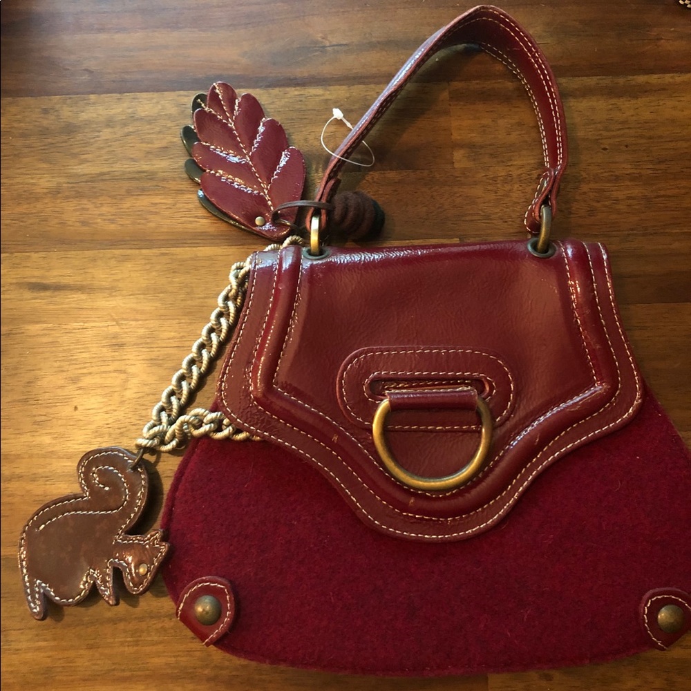 NWOT SOPHIA C FELT BAG